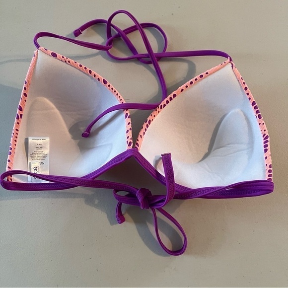 Snce padded zig bikini top size XL padded purple - Picture 3 of 7